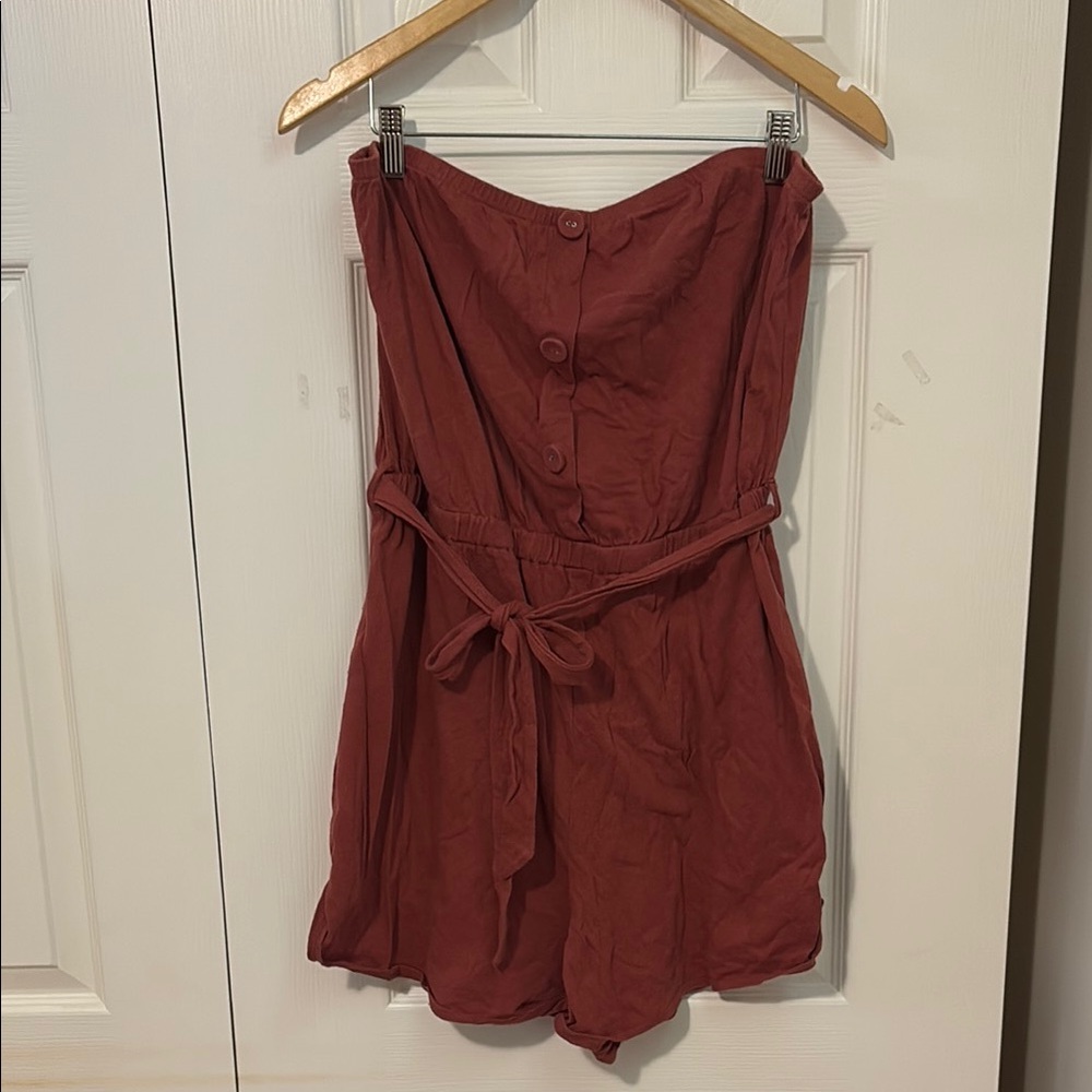 Out From Under Strapless Romper